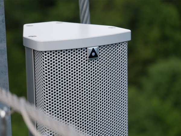 Weatherproof loudspeakers for outdoor sound reinforcement from Pan Acoustics in IP65