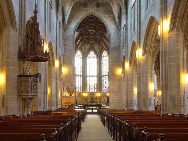 Church sound system by Pan Acoustics in Bern Cathedral